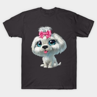 White puppy, sitting T-Shirt